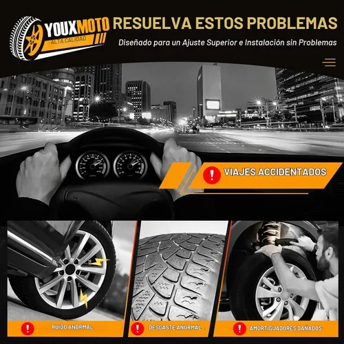 Vista 6 de Conjunto Completo de Amortiguador con Resorte Delantero Compatible con Ford Escape 2001-2012, Compatible con Mazda Tribute 2001-2006 y 2008-2011