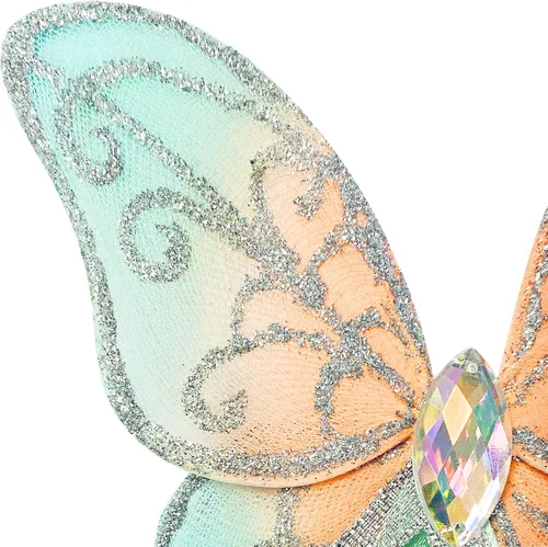 Vista 3 de Conjunto de disfraz de hada para niñas con alas de mariposa, varita tutú y halo Headban