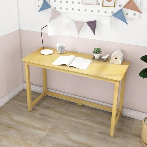 Vista 9 de Max & Lily Escritorio de madera maciza, 40 pulgadas, azul