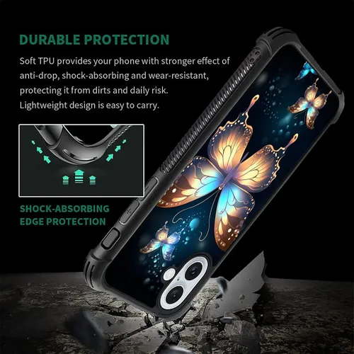 Vista 427 de Funda compatible con iPhone 8, a prueba de golpes, antiarañazos, bandera de ciervos de cola blanca de grano de madera estadounidense