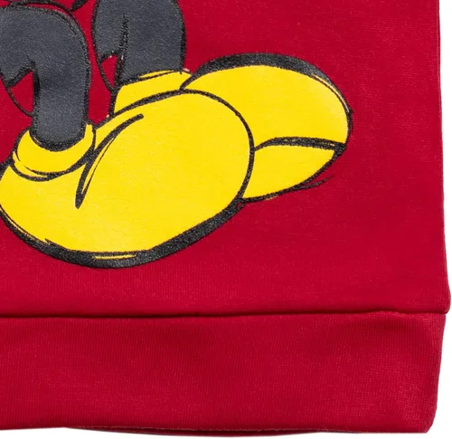 Vista 5 de Disney Mickey Mouse - Sudadera con capucha para niños pequeños, color rojo 2T