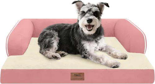 Vista 117 de Cama pequeña para perros y sofá para gatos, camas ortopédicas impermeables para perros pequeños, cama para gatos, sofá para mascotas cómodo