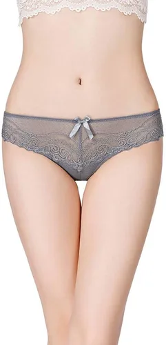 Vista 2 de KUKOME ropa interior corta suave con lazo para mujer