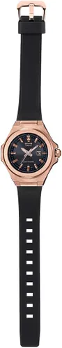 Vista 5 de Casio Reloj analógico casual de cuarzo para mujer Baby-G Casio MSG-S500G-1A, Blanco
