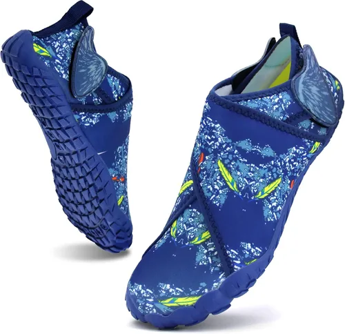 Vista 2 de Zapatos acuáticos transpirables de secado rápido para mujer y hombre, calcetines acuáticos para senderismo, natación, playa, surf, yoga