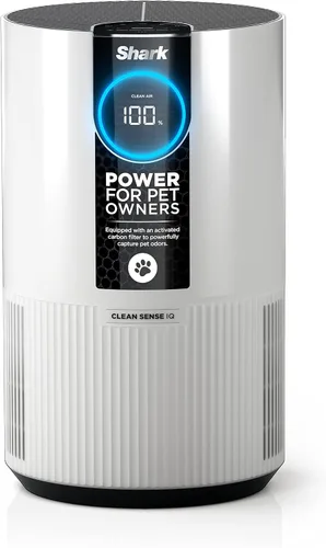 Vista 2 de Shark Purificador de aire para habitación grande del hogar + filtro HEPA verdadero antialérgeno con bloqueo de humos, tecnología Clean Sense, filtro