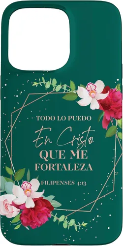 Vista 31 de Regalos Mujer Cristiana Español Versículos de la Biblia Español Funda para iPhone 17