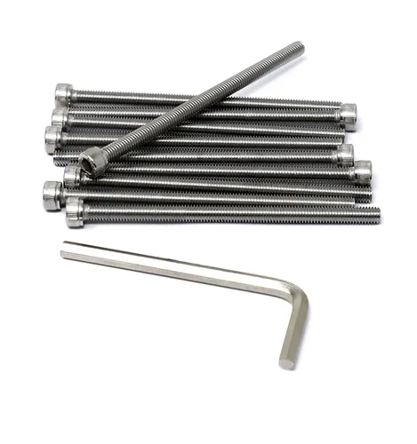 Vista 271 de iexcell Kit de tornillos de cabeza hexagonal de acero inoxidable 304, 100 unidades M2 x 0.157 in, paso de rosca de 0.016 in