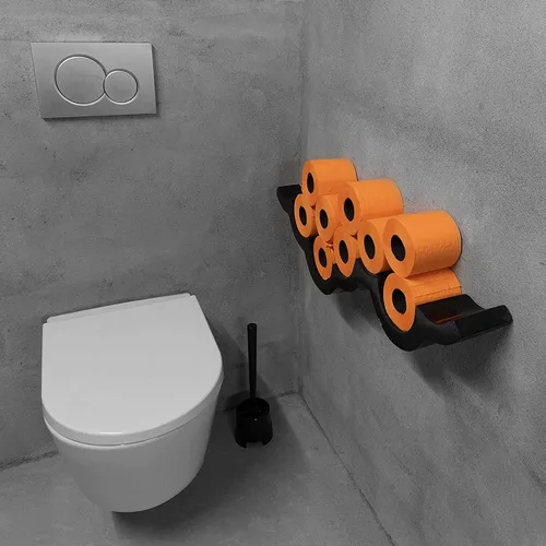 Vista 5 de Renova Papel higiénico coloreado perfumado de lujo 6 rollos de papel de baño de 3