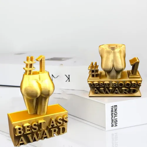 Vista 7 de Premio al mejor culo, figura de cuerpo femenino, escultura, decoración de trofeo, novedad traviesa cadera, trasero, estatua de resina, divertida
