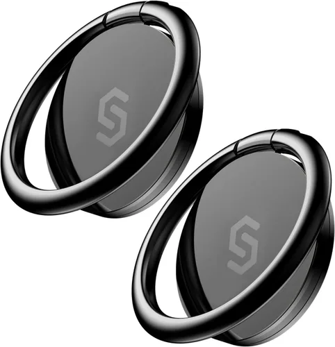 Vista 13 de Syncwire Soporte adhesivo para anillo de teléfono, rotación de 360°, soporte de anillo de dedo para teléfono celular, agarre de metal pulido