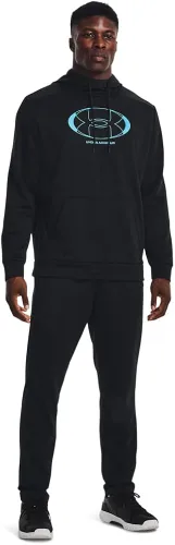 Vista 3 de Under Armour Pantalón de pierna recta de vellón armadura para hombre