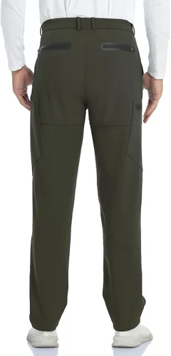 Vista 5 de sherelie Men's Snow Ski Pants Fleece Lined Hiking Pants Softshell Water-Resistant Cargo Pants