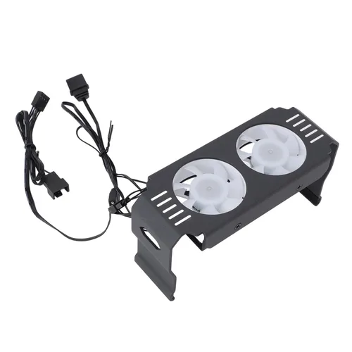 Vista 7 de RAM ARGB, ventilador de refrigeración de memoria RAM, memoria eficiente de disipación de calor, para DDR DDR2 DDR3 DDR4 DDR5 (negro)
