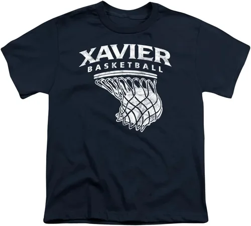 Vista 7 de Xavier University Camiseta oficial de baloncesto para niños y niñas Carbón