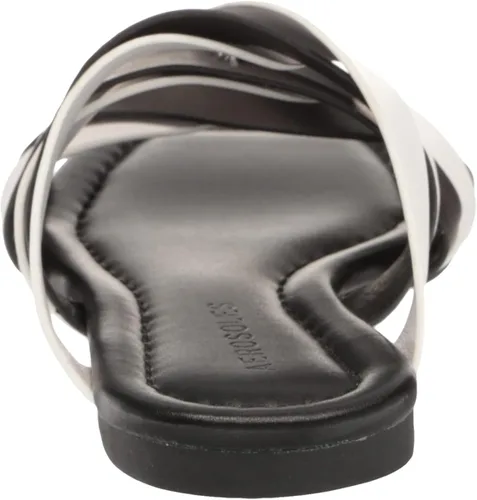 Vista 3 de Aerosoles Sandalia plana casual para mujer, Combo Negro