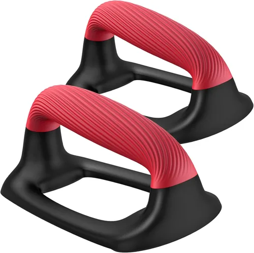Vista 11 de Kipika Barras para Flexiones, Soportes de Flexiones con Mango de Plástico Suave Engrosado, Base Estable y Antideslizante, Mangos para Flexiones