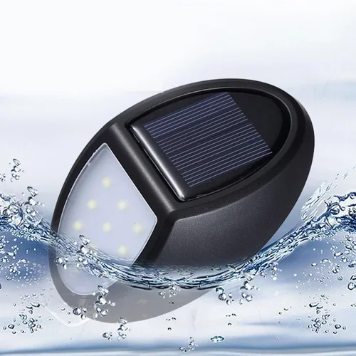 Vista 7 de Uonlytech Luces solares de pared de seto, luces de puerta delantera, herramientas resistentes, lámpara de pared de valla solar, lámpara de pared