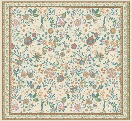 Vista 8 de Almohadillas lavables para orina para perros, paquete de 2 almohadillas reutilizables súper absorbentes para cachorros con patrones de flores