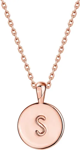 Vista 51 de PAVOI - Collar con dije de letra inicial chapado en oro de 14 quilates para mujer Collar con inicial alfabética de oro