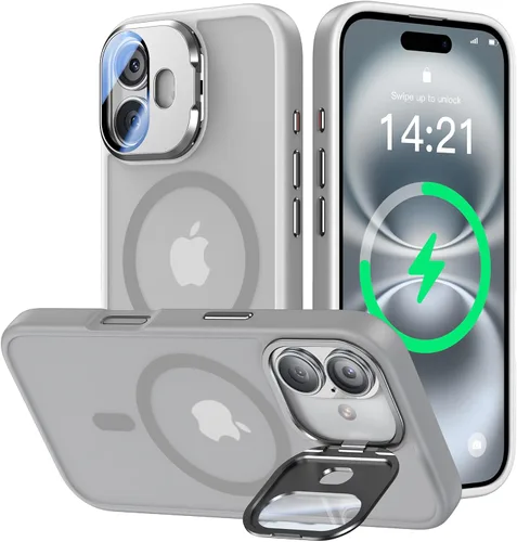 Vista 63 de VOFATA [Protección Completa Mejorada de la Cámara] para Funda iPhone Air con Cubierta de Cámara con Soporte [Compatible con MagSafe][Protección