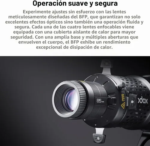 Vista 6 de Godox Accesorio de proyección de flash BFP para Bowens Mount Flash Speedlite