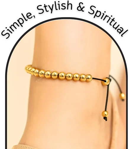 Vista 130 de Amazing Gemstone Crystal Anklet Ankle Bracelets for Women - Waterproof Beaded Healing Crystal Anklets, Plus Size Chakra Gemstone Bead Anklet