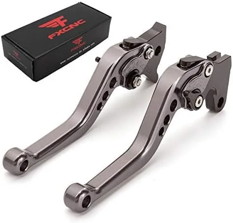 Vista 8 de FXCNC Palancas de embrague de freno ajustables cortas de aluminio CNC para 797 Monster 2017-2020, Scrambler Desert Sled 2017, 821