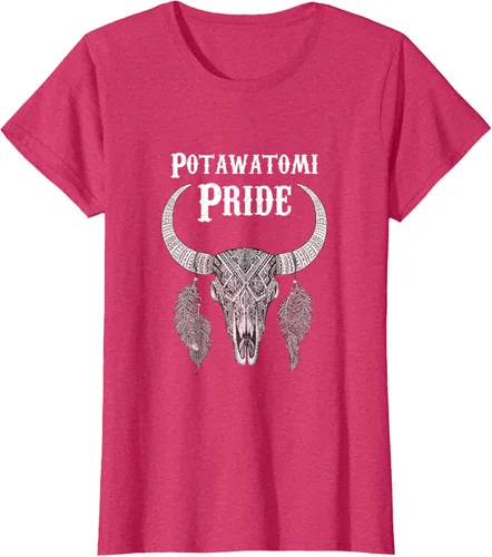 Vista 10 de Potawatomi Pride Tribe Native American Indian Buffalo Camiseta