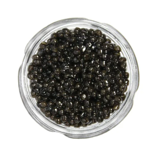 Vista 5 de Caviar de esturión blanco del Pacífico "American Beluga" - Huevas cultivadas en Estados Unidos (1 oz)