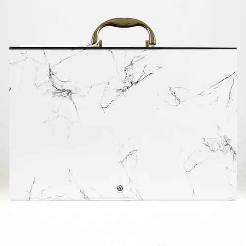 Vista 4 de U Brands Carpeta de archivos expandible de moda, tamaño legal, 19 bolsillos