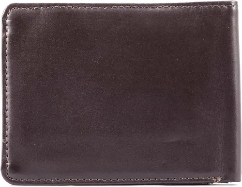 Vista 4 de Big Skinny Billetera delgada de cuero para hombre, con capacidad para hasta 30 tarjetas