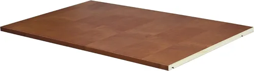 Vista 4 de Palace Imports Estante grande de madera maciza 100% solo para armario/armario/armario Kyle, color negro