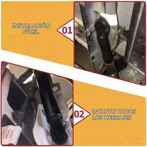Vista 5 de AEagle - Amortiguador de asistencia para puerta trasera para Dodge Ram 1500 2019-2024 (con nuevo estilo de carrocería)