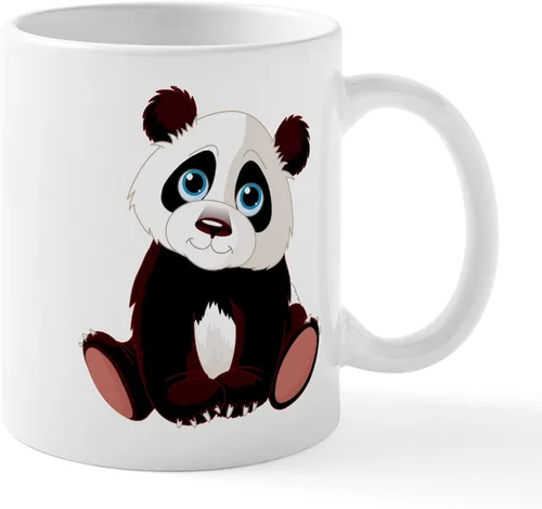 Vista 35 de CafePress Turtle And Panda - Taza de café de cerámica de 11 oz (11.0 fl oz)