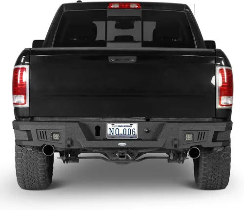 Vista 3 de Hooke Road Ram 1500 parachoques delantero y trasero kit para Dodge Ram 1500 2009 2010 2011 2012