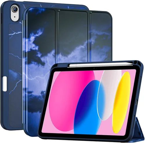 Vista 46 de ProCase Funda para iPad (A16) de 11ª Generación de 11 Pulgadas 2025/iPad de 10ª Generación de 10.9 Pulgadas 2022 con Soporte para Lápiz, Funda