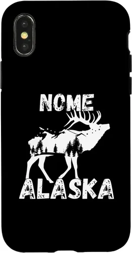 Vista 5 de Funda de recuerdo para iPhone 12 Mini Retro Nome AK Alaska City Apparel Souvenir