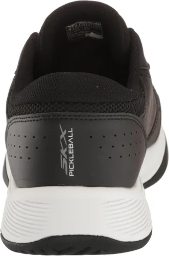 Vista 3 de Skechers Viper Court Smash-Athletic - Zapatos deportivos de pickleball para interiores y exteriores Tenis de ajuste relajado, NegroBlanco