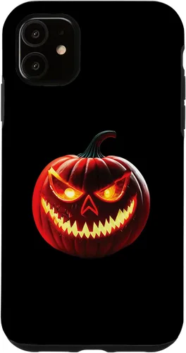 Vista 8 de Halloween Costume Scary Spooky Jack O Lantern Face Pumpkin Case for iPhone 17