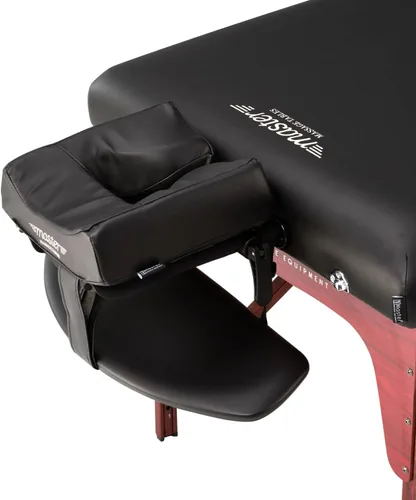 Vista 3 de Master Massage Montclair Pro - Mesa de masaje portátil de 31 pulgadas, amortiguación de espuma viscoelástica, paneles de reiki, liberación de cable