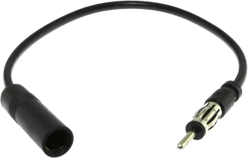 Vista 2 de E-outstanding Cable de extensión de antena automática macho a hembra de 9.1 in, 9.1 in, para radio AM/FM para vehículo