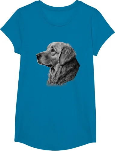 Vista 41 de Camiseta divertida Golden Retriever, Negro