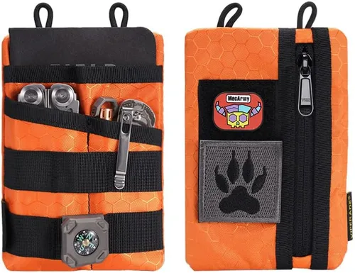 Vista 13 de Bolsa de herramientas VIPERADE VE3, organizador de bolsillo, bolsa de cinturón de nailon con 4 bolsillos de almacenamiento de herramientas, bolsa