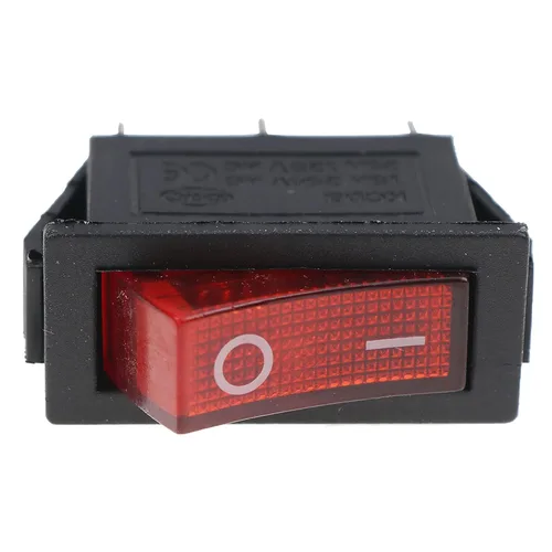 Vista 5 de Paquete de 2 interruptores basculantes 120927-24 de 120 voltios iluminados para chimeneas eléctricas FMI Desa