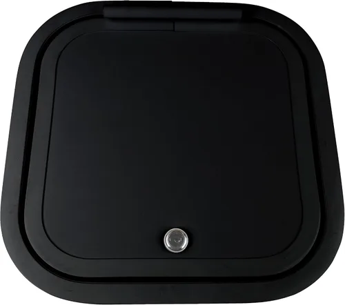 Vista 7 de Puerta de equipaje RV de 12 pulgadas de ancho x 12 pulgadas de alto con esquinas redondeadas y cerradura para vehículos recreativos, puertas