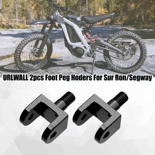 Vista 2 de 2 piezas de soporte para clavijas de pie para Sur Ron Light Bee X y S Segway X160 X260 Honda CRF150F 03-19 CRF230F 03-19, abrazaderas antióxido
