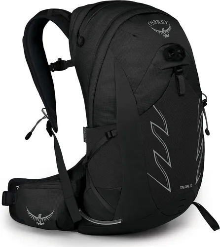 Vista 19 de Osprey Talon 22L Mochila de senderismo para hombre con cinturón de cadera, color azul cerámica, S/M
