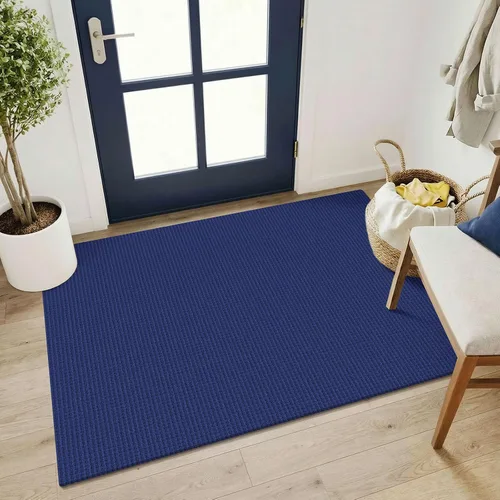 Vista 60 de KOZYFLY - Tapete para puerta de interior, lavable, pequeña, antideslizante, con respaldo de goma, felpudo de algodón para el hogar, color negro