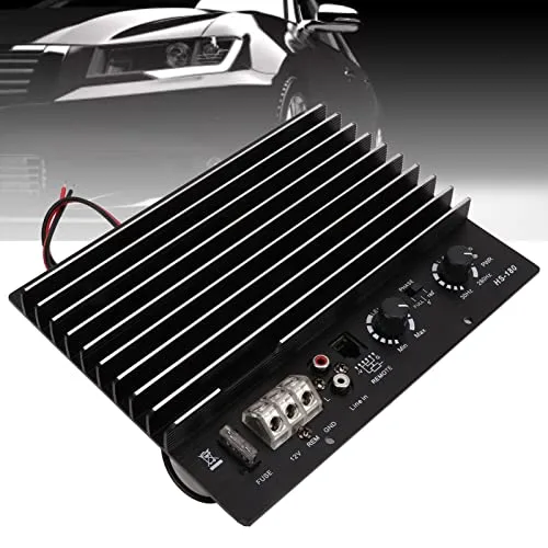Vista 5 de Negro 12 V Amplificador de Coche 1000 W Audio Subwoofer Amplificador de Potencia Multi para Automóvil